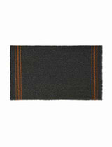 Triple Stripe Doormat - Charcoal - Large