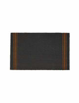 Triple Stripe Doormat - Charcoal - Small