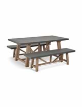 Chilford Table & Bench Set - Small
