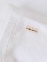 Pembridge Linen Flat Sheet - Lily White - Double