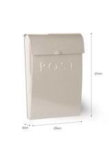 Classic Post Box with Lock Clay