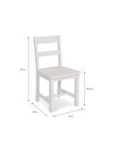 Set of 2 Ashwell Dining Chairs - Whitewash