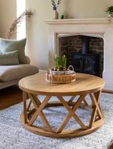 Oxhill Round Coffee Table - Natural