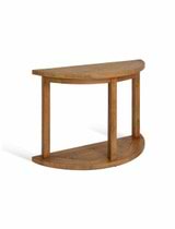 Oxhill Curved Console Table Natural