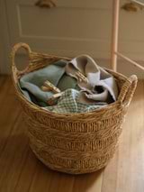 Bilberry Woven Boat Basket Set of 2