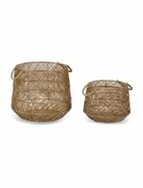 Set of 2 Hinton Woven Baskets