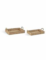 Set of 2 Bayford Woven Trays
