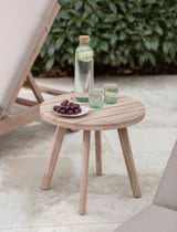 Porthallow Round Side Table | Natural 
