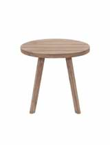 Porthallow Round Side Table | Natural 