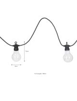 Solar Festoon Classic Lights - 10 Bulbs