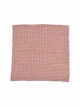 Set of 4 Oaksey Checked Napkin - Rust