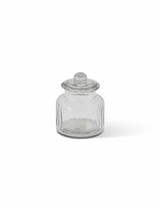 Coombe Ribbed Storage Jar Clear - Small