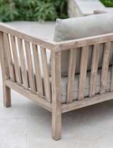 Porthallow Armchair & Table Set Natural