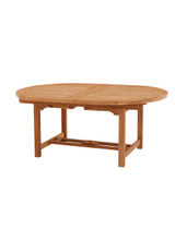 Avon Teak Oval Extending Dining Table - 180-240cm