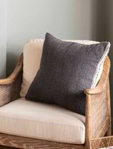 Kempsford Cushion | 60x60cm | Grey | Wool