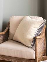 Kempsford Cushion | 60x60cm | Grey | Wool