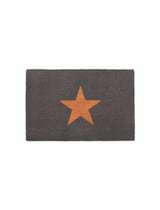 Charcoal Star Doormat - Small
