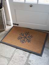 Snowflake Doormat, Large