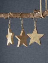 Set of 3 Woodbridge Hanging Stars