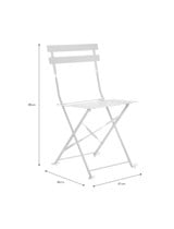 Pair of Bistro Chairs - Chalk