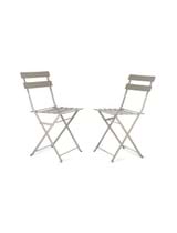 Pair of Bistro Chairs - Clay