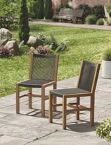 Pair of Mylor Dining Chairs - Black
