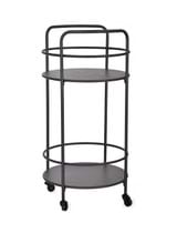 Round Drinks Trolley - Carbon