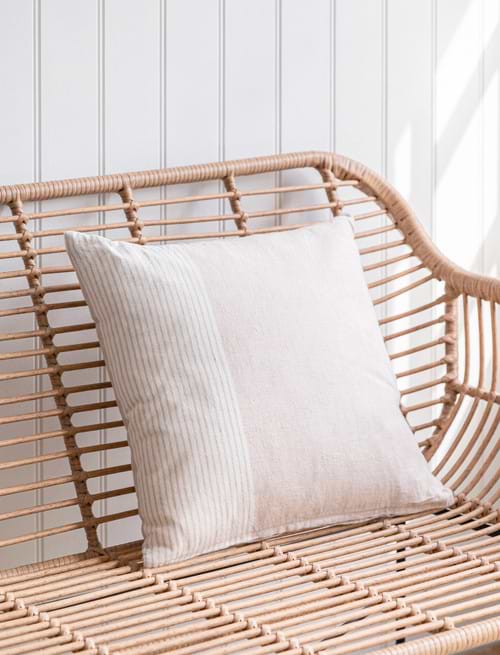 Alderley Cushion Cover 45x45 in Sand - Linen