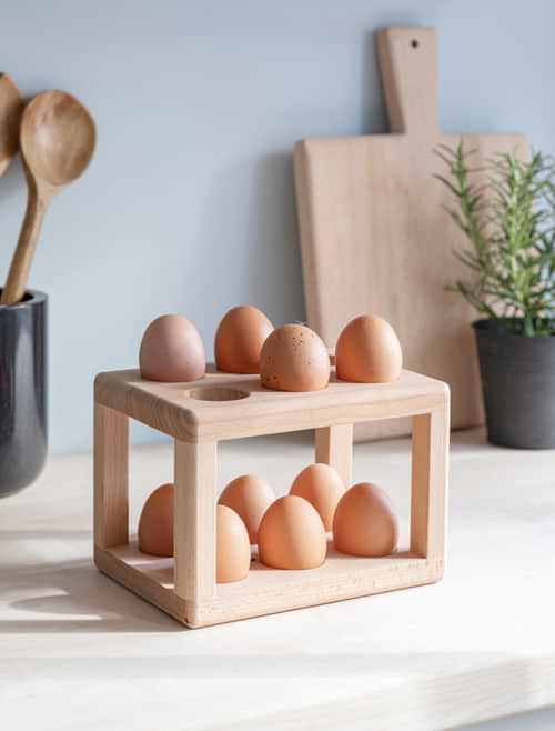 Borough Egg Rack| Natural