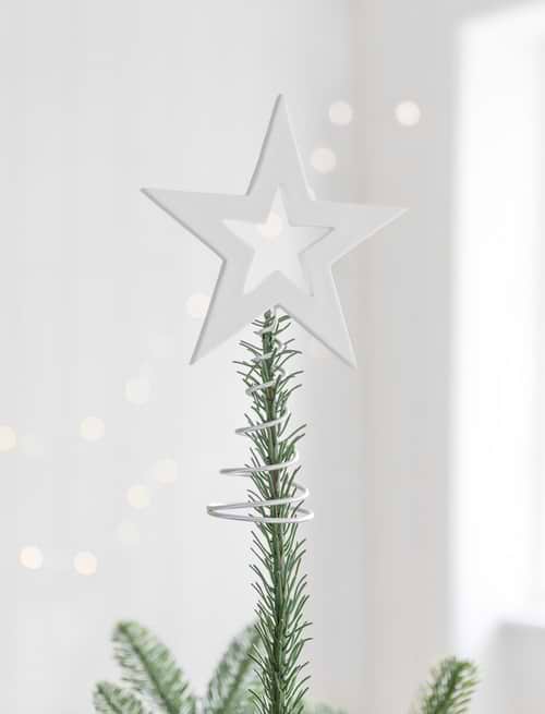 Airdrie Tree Topper White