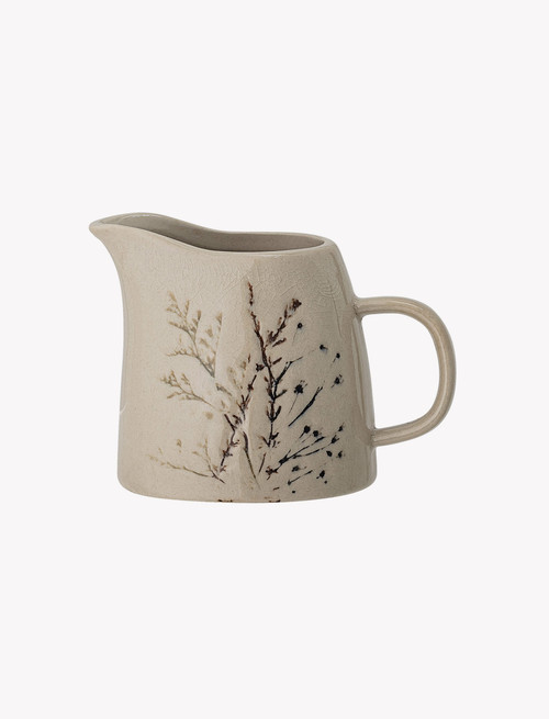 Bea Milk Jug | Stoneware | Natural