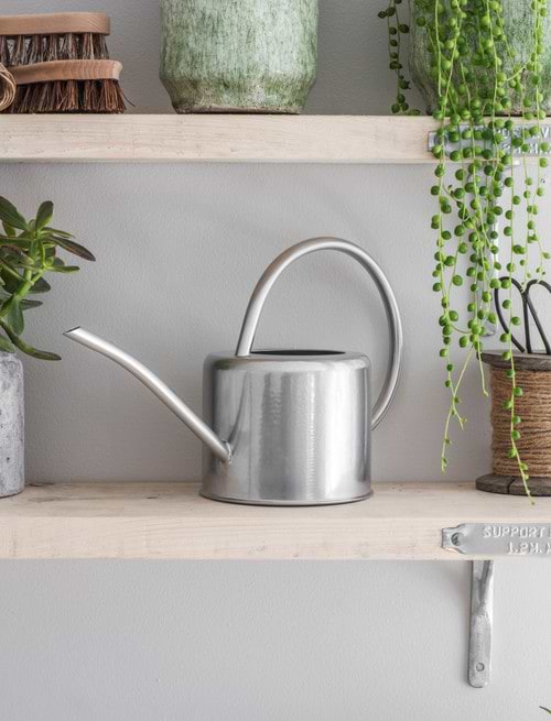 1.9L Indoor Watering Can - Silver