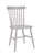 Spindle Back Chair - Lily White