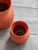 Linear Vase, Large in Pumpkin - Ceramic