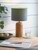 Kingsbury Oak Table Lamp - Thistle Green