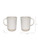 Pair of Tall Holwell Mugs - White