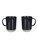Pair of Tall Holwell Mugs - Carbon
