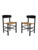 Pair of Longworth Chairs - Black