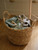 Set of 2 Bilberry Woven Boat Baskets