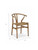 Chilthorne Wishbone Dining Chair | Set of 2 | Natural