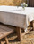 Oaksey Checked Tablecloth - Natural - 160 x 320cm