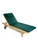 Sun Lounger Cushion - Green