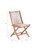 Carrick Foldable Chairs - Set of 2 - Natural - Teak