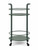 Rive Droite Drinks Trolley - Forest Green