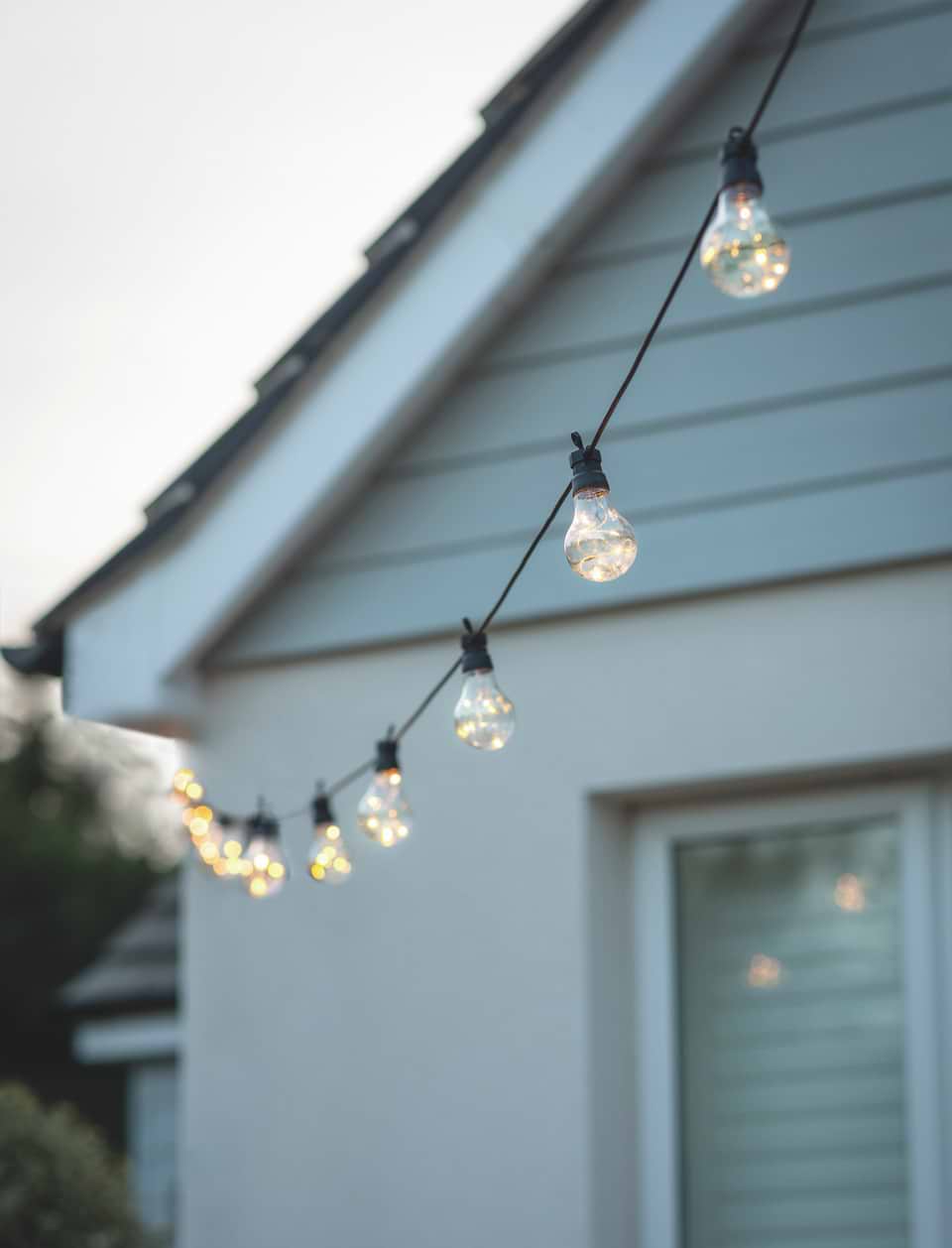 Solar Festoon Classic Lights - 20 Bulbs