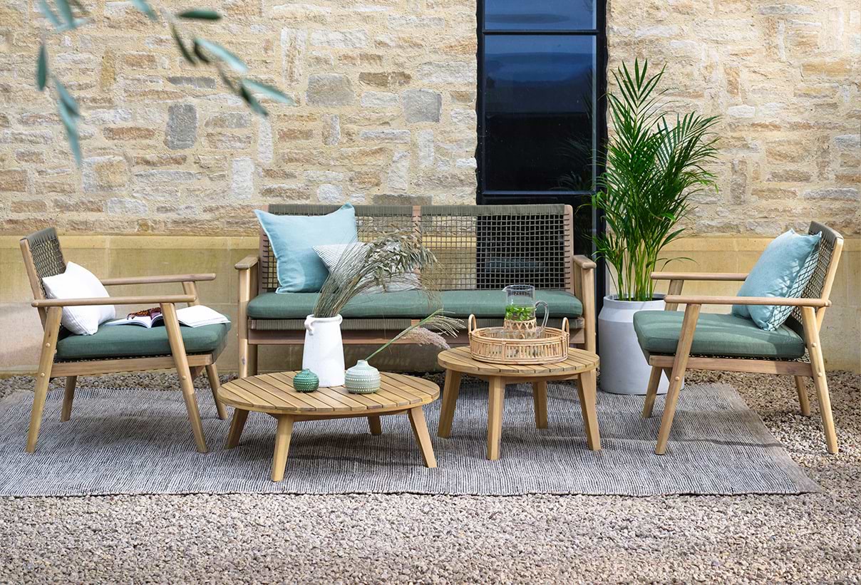 Secchio Utility In Acciaio Garden Trading – Originale, Con Manico In Legno, Colore Dorset Blue, 19x36x20 Cm
