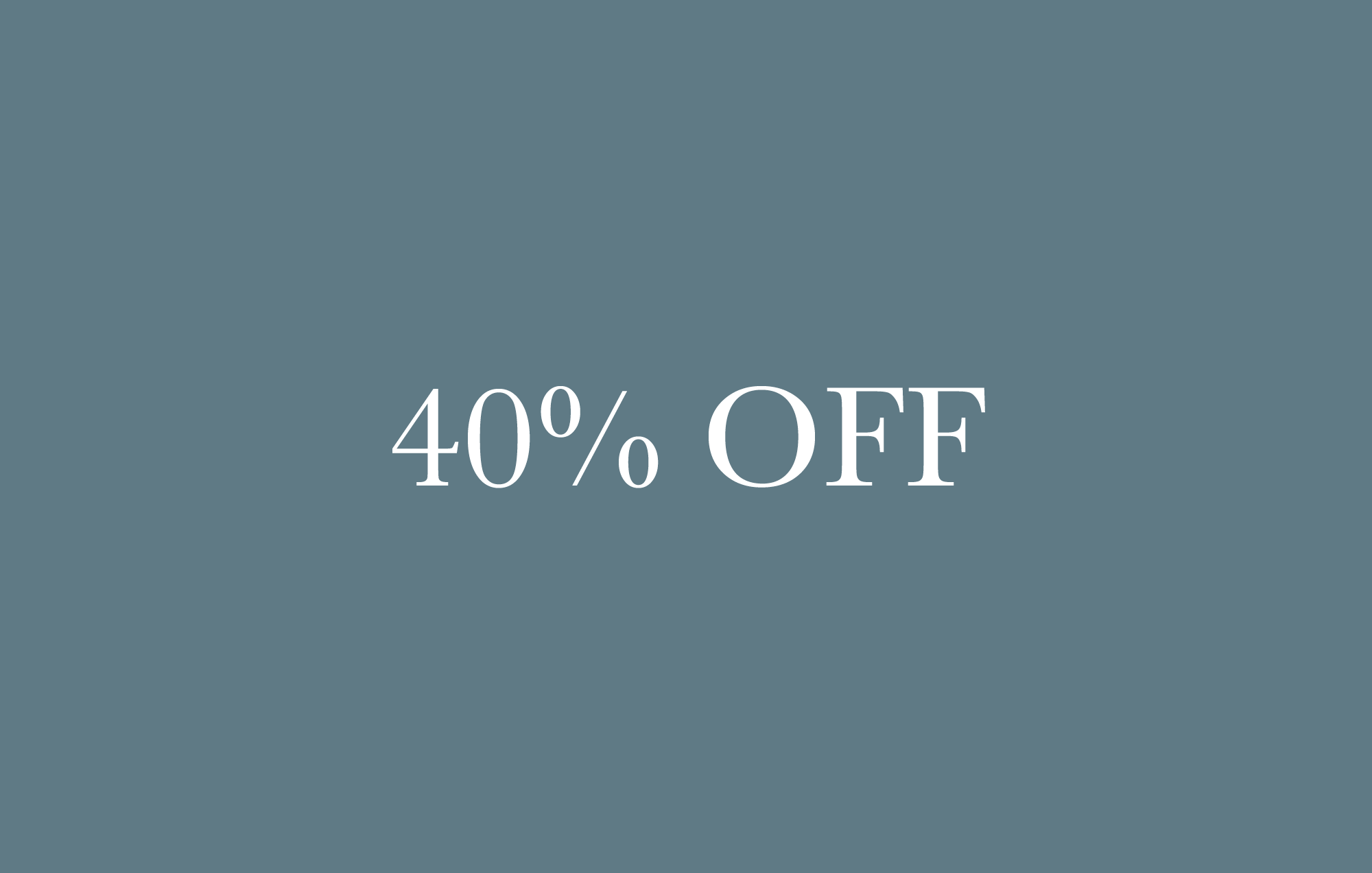 Shop 40% Off Offers