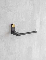 Adelphi Toilet Roll Holder Black