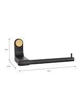 Adelphi Toilet Roll Holder Black