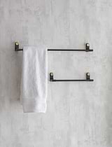 Adelphi Towel Rail Small Black